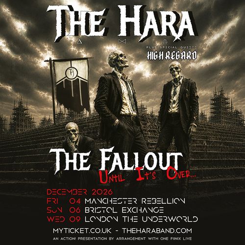The Hara High Regaro december 2026 tour poster