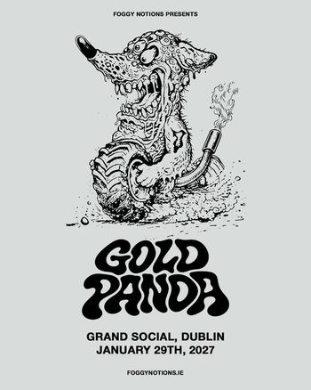 GOLD PANDA at GRAND SOCIAL on 29 January 2027 gig poster