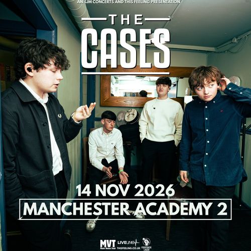 THE CASES at MANCHESTER ACADEMY 2 on 14 November 2026 gig poster
