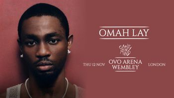 OMAH LAY at OVO ARENA WEMBLEY on 12 November 2026 gig poster
