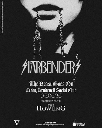 Starbenders - The Beast Goes On The Howling, Starbenders at Brudenell Social Club on 5 June 2026 gig poster