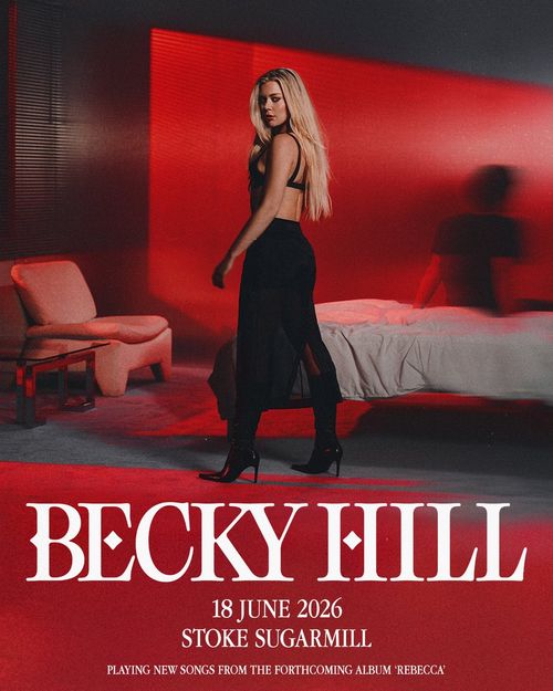 BECKY HILL at Stoke Sugarmill on 18 June 2026 gig poster