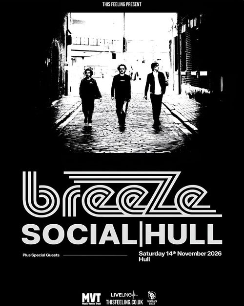 breeze SOCIAL|HULL Breeze at SOCIAL on 14 November 2026 gig poster