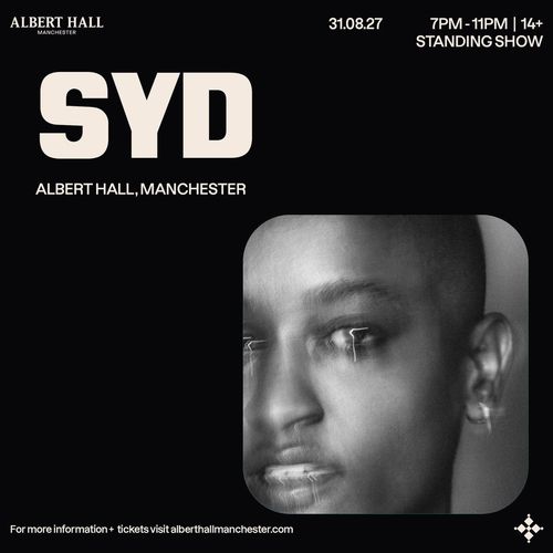 SYD at ALBERT HALL on 31 August 2027 gig poster
