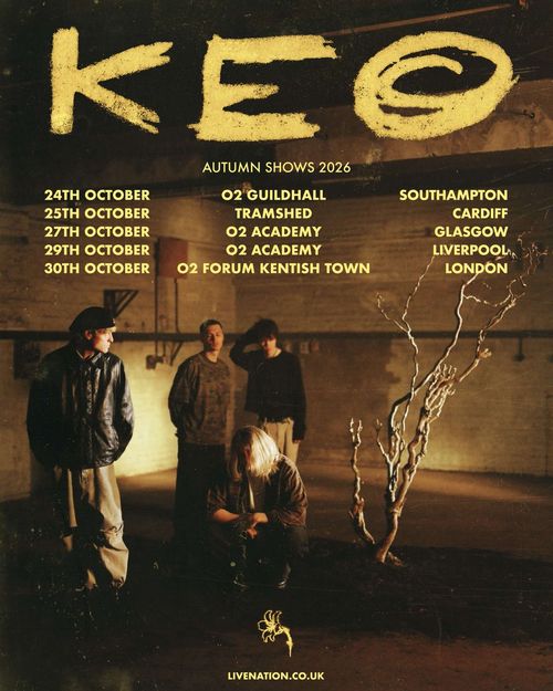 KEO AUTUMN SHOWS 2026 Keo october 2026 tour poster
