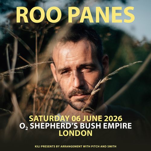 ROO PANES at O2 Shepherd's Bush Empire on 6 June 2026 gig poster