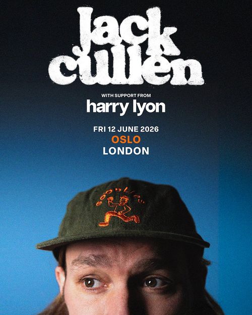 jack cullen Harry Lyon at OSLO on 12 June 2026 gig poster