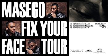 MASEGO FIX YOUR FACE TOUR Masego october 2026 tour poster