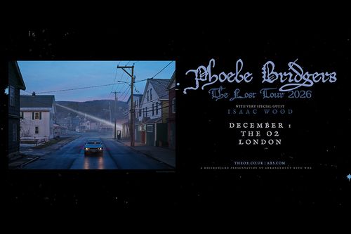 Phoebe Bridgers - The Lost Tour 2026 Isaac Wood, Phoebe Bridgers at The O2 on 1 December 2026 gig poster