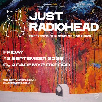 JUST RADIOHEAD at O2 Academy2 on 18 September 2026 gig poster