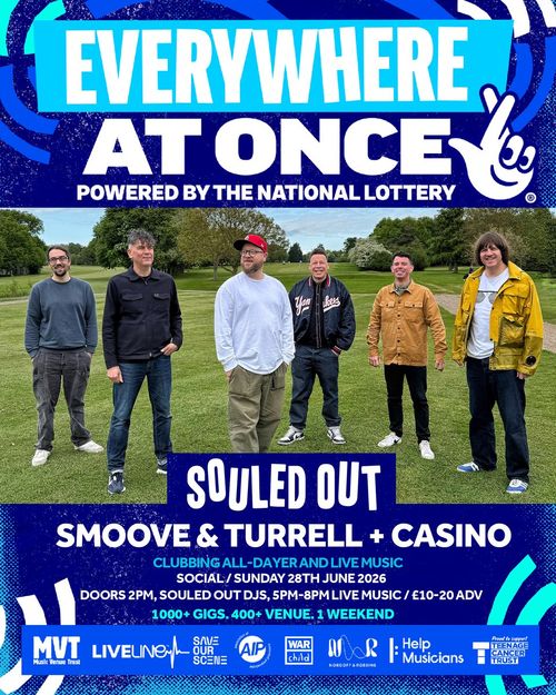 SOULDED OUT Smoove & Turrell, Casino at Social on 28 June 2026 gig poster