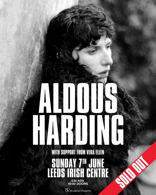 ALDOUS HARDING Vera Ellen at LEEDS IRISH CENTRE on 7 June 2026 gig poster