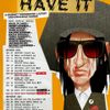 Dr. John Cooper Clarke - Have It Dr John Cooper Clarke gig poster