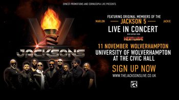 THE JACKSONS LIVE IN CONCERT Heatwave, The Jacksons at Civic Hall on 11 November 2026 gig poster