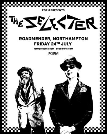 THE SELECTER at Roadmender on 24 July 2026 gig poster