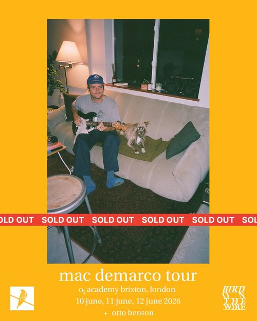 mac demarco tour Mac DeMarco, Memo Boy june 2026 tour poster