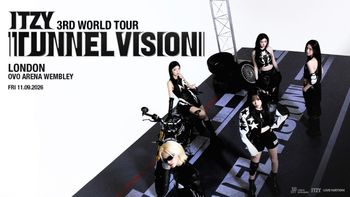 ITZY 3RD WORLD TOUR TUNNEL VISION ITZY at OVO ARENA WEMBLEY on 11 September 2026 gig poster