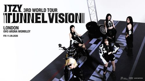 ITZY 3RD WORLD TOUR TUNNEL VISION ITZY at OVO ARENA WEMBLEY on 11 September 2026 gig poster