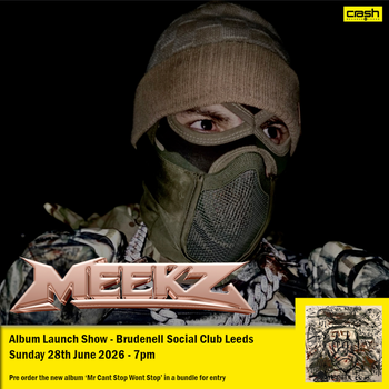 MEEKZ at Brudenell Social Club on 28 June 2026 gig poster