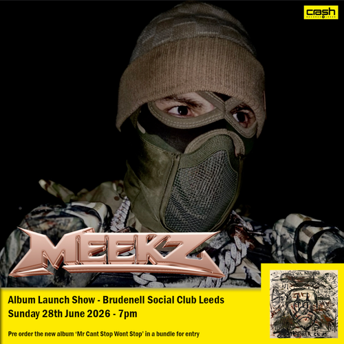 MEEKZ at Brudenell Social Club on 28 June 2026 gig poster
