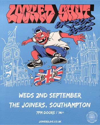 LOCKED SKUT UK TOUR 2026 LOCKED SKUT at The Joiners on 2 September 2026 gig poster