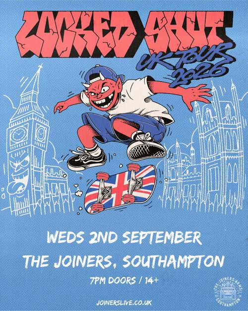 LOCKED SKUT UK TOUR 2026 LOCKED SKUT at The Joiners on 2 September 2026 gig poster
