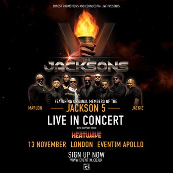 THE JACKSONS LIVE IN CONCERT Heatwave, The Jacksons at Eventim Apollo on 13 November 2026 gig poster