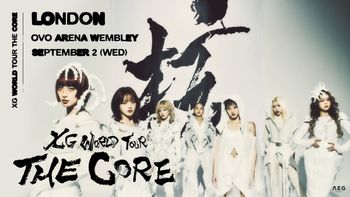 XG WORLD TOUR THE CORE XG at OVO ARENA WEMBLEY on 2 September 2026 gig poster