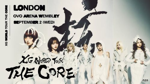 XG WORLD TOUR THE CORE XG at OVO ARENA WEMBLEY on 2 September 2026 gig poster