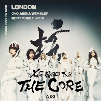 XG WORLD TOUR THE CORE XG at OVO ARENA WEMBLEY on 2 September 2026 gig poster
