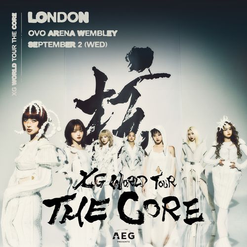 XG WORLD TOUR THE CORE XG at OVO ARENA WEMBLEY on 2 September 2026 gig poster