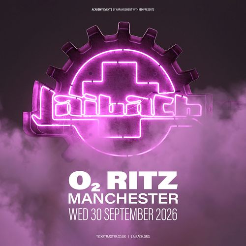 Laibach at O2 Ritz on 30 September 2026 gig poster