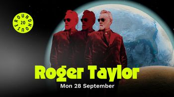 Roger Taylor at Roundhouse on 28 September 2026 gig poster