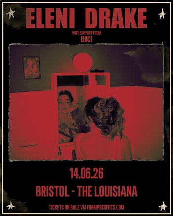 ELENI DRAKE boci at The Louisiana on 14 June 2026 gig poster