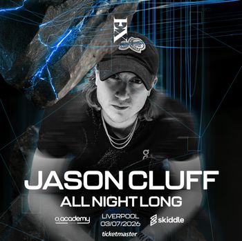 JASON CLUFF ALL NIGHT LONG Jason Cluff at O2 Academy on 3 July 2026 gig poster