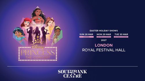Disney Princess The Concert march 2027 tour poster