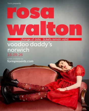 rosa walton at voodoo daddy’s on 16 September 2026 gig poster