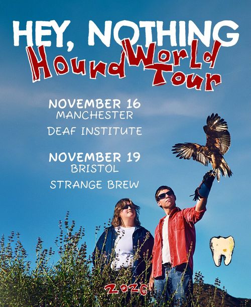 Hey, Nothing Hound World Tour hey, nothing november 2026 tour poster