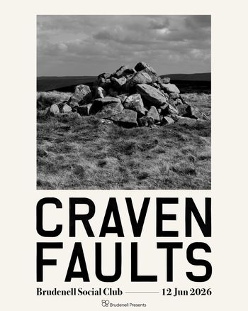 CRAVEN FAULTS at Brudenell Social Club on 12 June 2026 gig poster