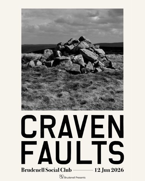 CRAVEN FAULTS at Brudenell Social Club on 12 June 2026 gig poster
