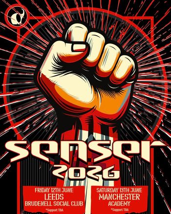 Senser 2026 Senser at Brudenell Social Club on 12 June 2026 gig poster