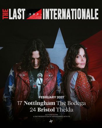 The Last Internationale february 2027 tour poster