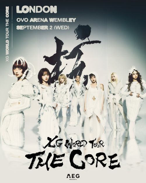 XG WORLD TOUR THE CORE XG at OVO ARENA WEMBLEY on 2 September 2026 gig poster