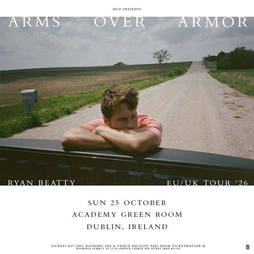 ARMS OVER ARMOR Ryan Beatty at Academy Green Room on 25 October 2026 gig poster