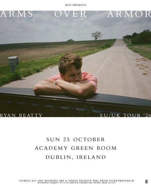 ARMS OVER ARMOR Ryan Beatty at Academy Green Room on 25 October 2026 gig poster