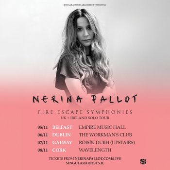 Nerina Pallot - Fire Escape Symphonies UK + Ireland Solo Tour Nerina Pallot at Róisín Dubh (Upstairs) on 7 November 2026 gig poster