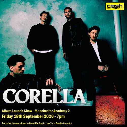 CORELLA at Manchester Academy 2 on 18 September 2026 gig poster