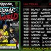 South Arcade - Welcome to the Real World Tour South Arcade, Mouth Culture gig poster