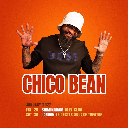 CHICO BEAN january 2027 tour poster
