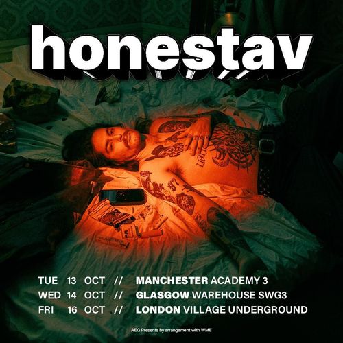 honestav october 2026 tour poster